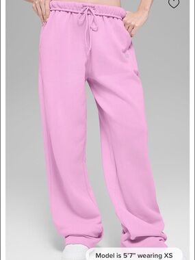 ALO Yoga Accolade Straight Leg (Candy Heart Pink) XXS